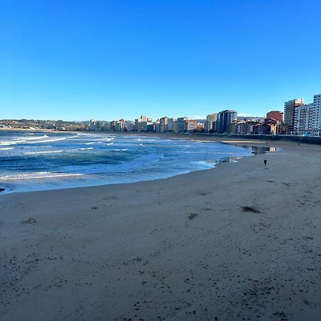 Apartamento Playa San Lorenzo Gijón Exteriör bild